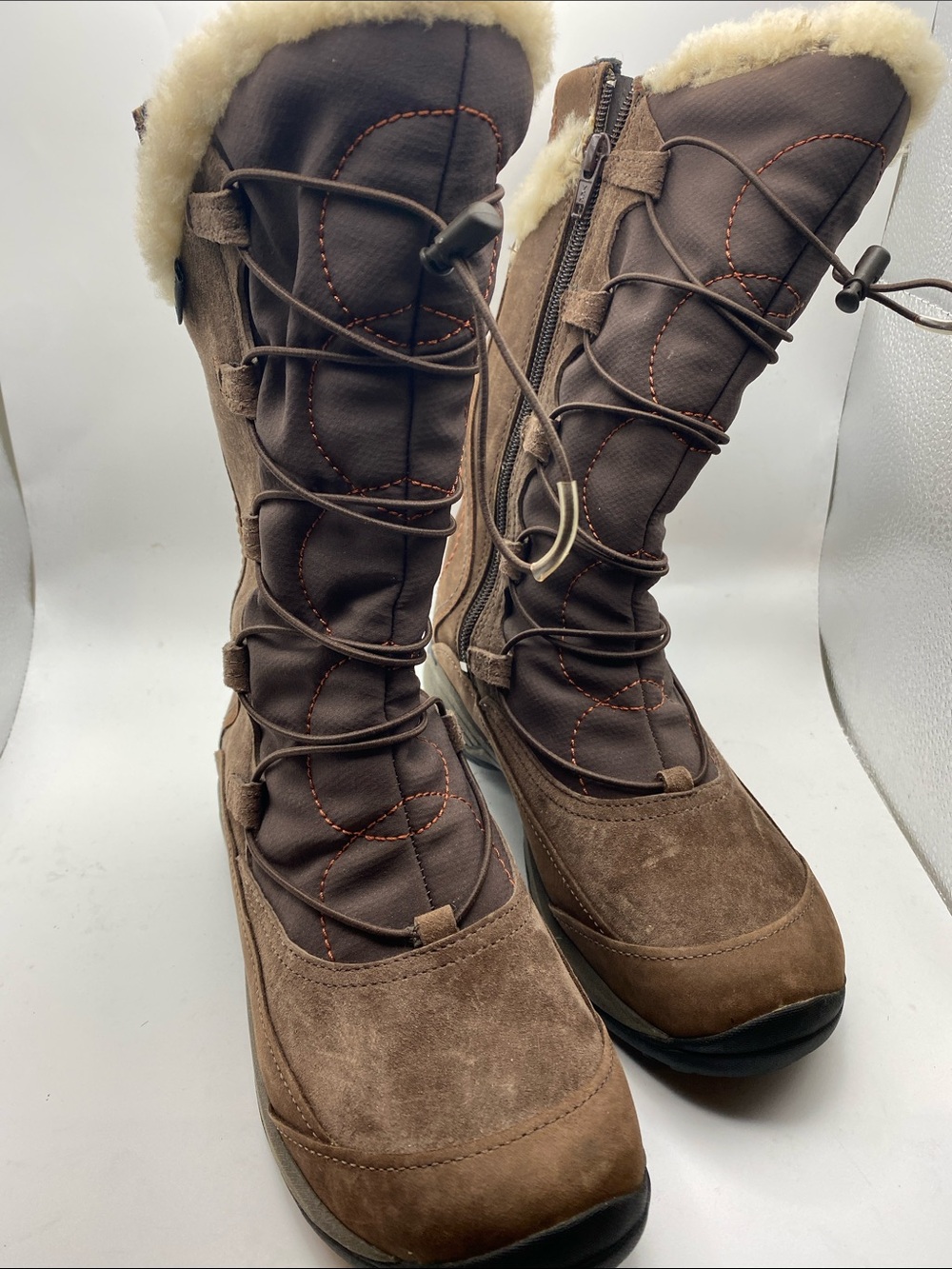 Merrell Brown Faux-Fur Lined Insulated Winter Boots